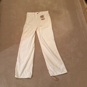 Reformation Women’s Cream Corduroy Jeans